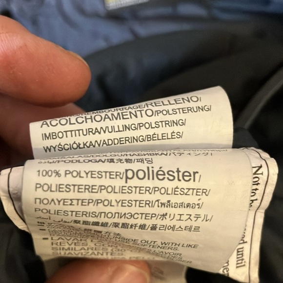 Under Armour pull over zip polyester down filled hoodie youth Large - Picture 12 of 12